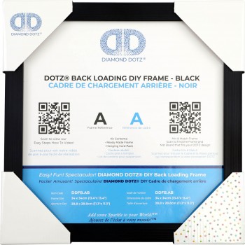 BACK LOADING FRAME A BLACK - 13.40 x 13.40 in