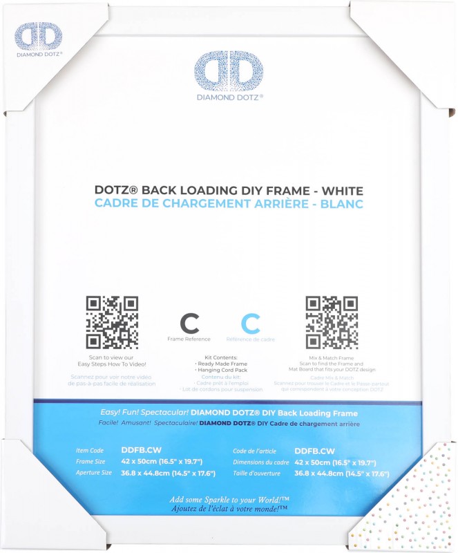 BACK LOADING FRAME C WHITE - 16.50 x 19.70 in BACK LOADING FRAME C WHITE - 16.50 x 19.70 in