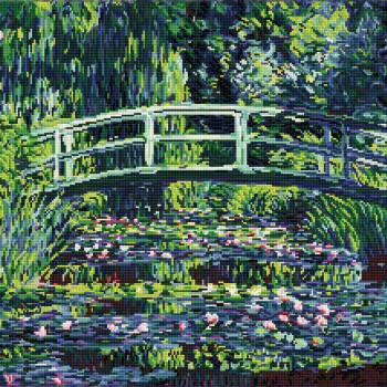 Water Lilies and Japanese Bridge