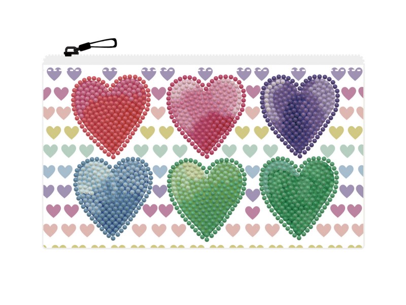 Love Hearts Zipper Pouch Love Hearts Zipper Pouch