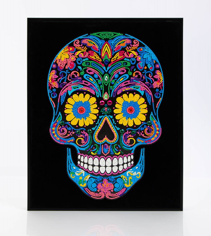 Neon Sugar Skull