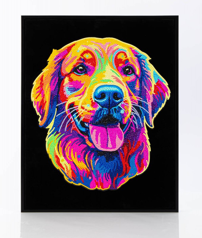 Neon Golden Retriever