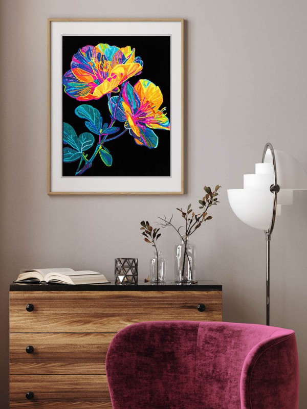 Neon Floral