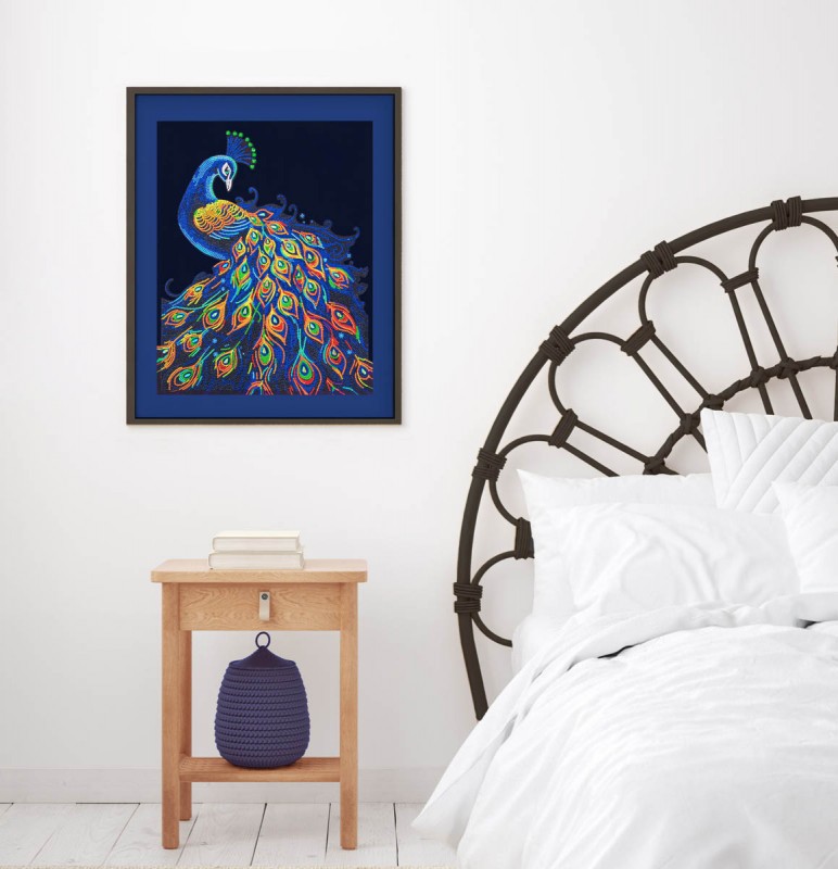 Neon Peacock