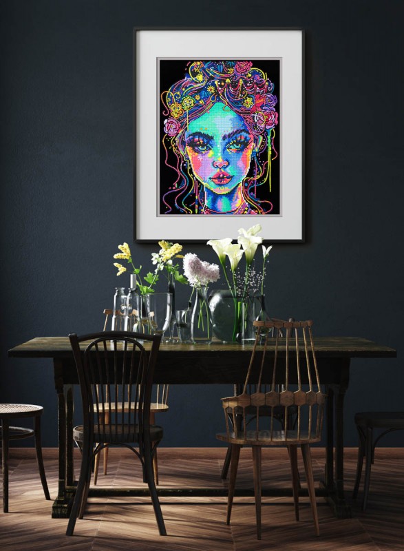 Neon Electric Beauty
