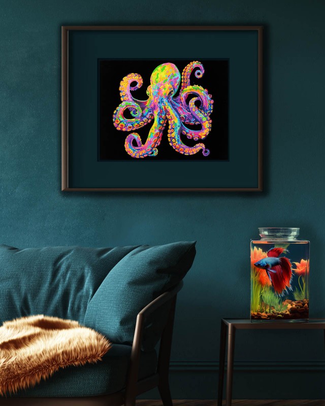 Neon Octopus