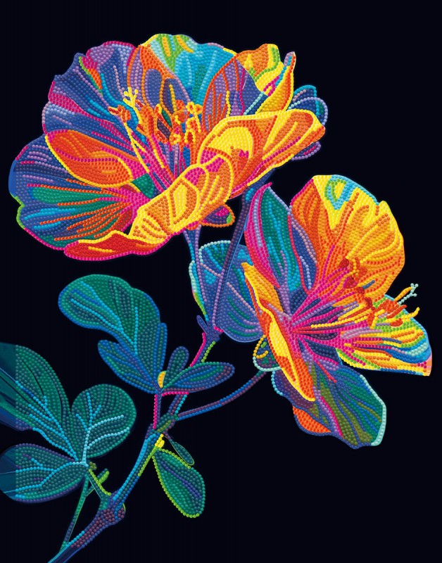 Neon Floral