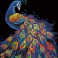 Neon Peacock