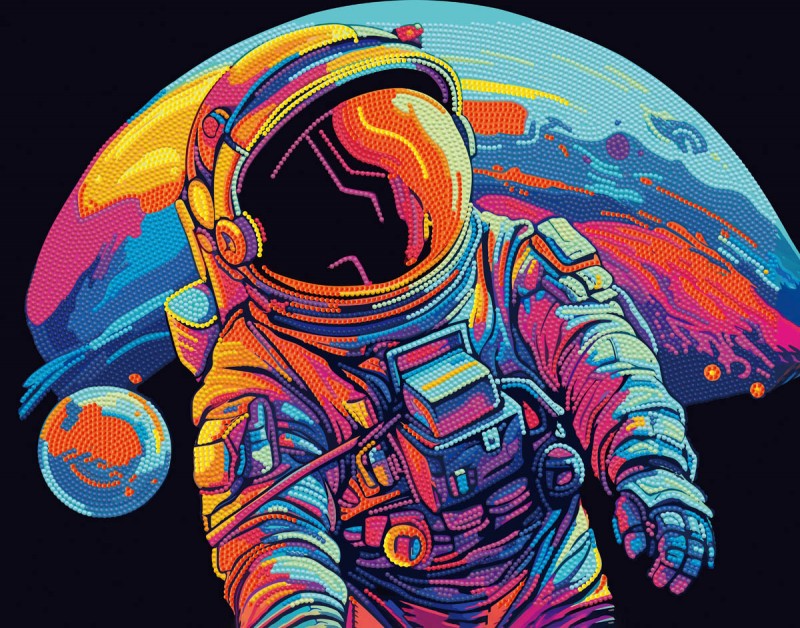 Neon Astronaut