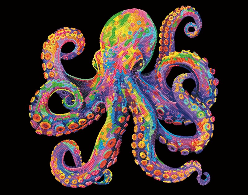 Neon Octopus