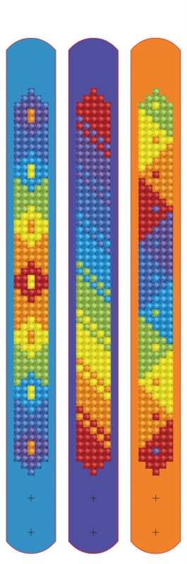DOTZIES 3 Bracelets Multi Pack Mardigras DOTZIES 3 Bracelets Multi Pack Mardigras