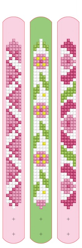 DOTZIES 3 Bracelets Multi Pack Pretty in Pink DOTZIES 3 Bracelets Multi Pack Pretty in Pink