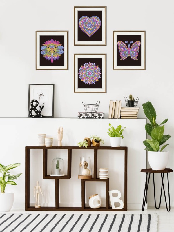 Neon Mandalas