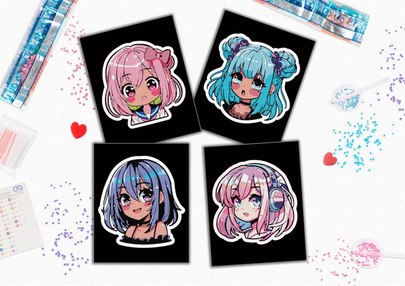 Neon Anime Girls