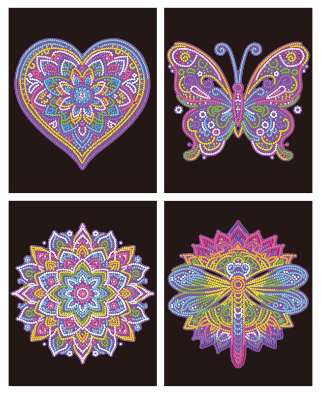 Neon Mandalas
