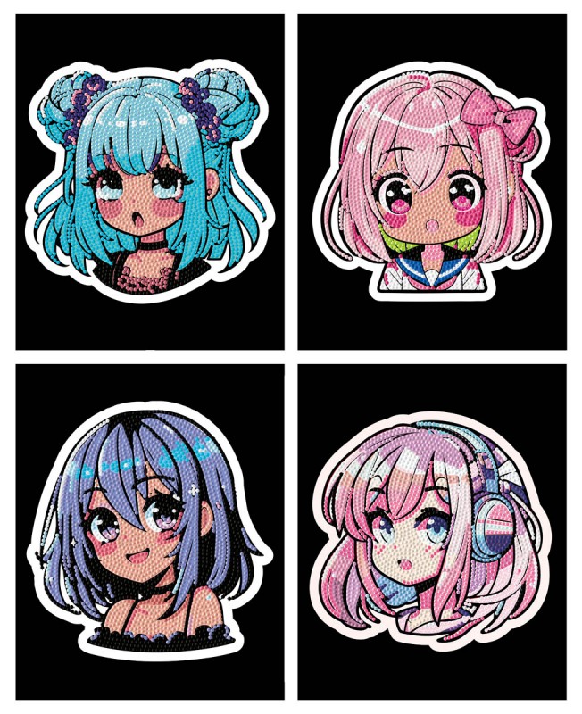Neon Anime Girls