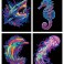 Neon Sea Life