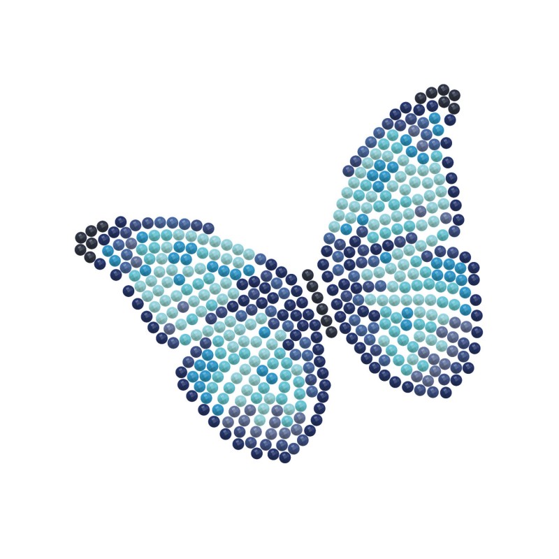 Blue Butterfly Cameo