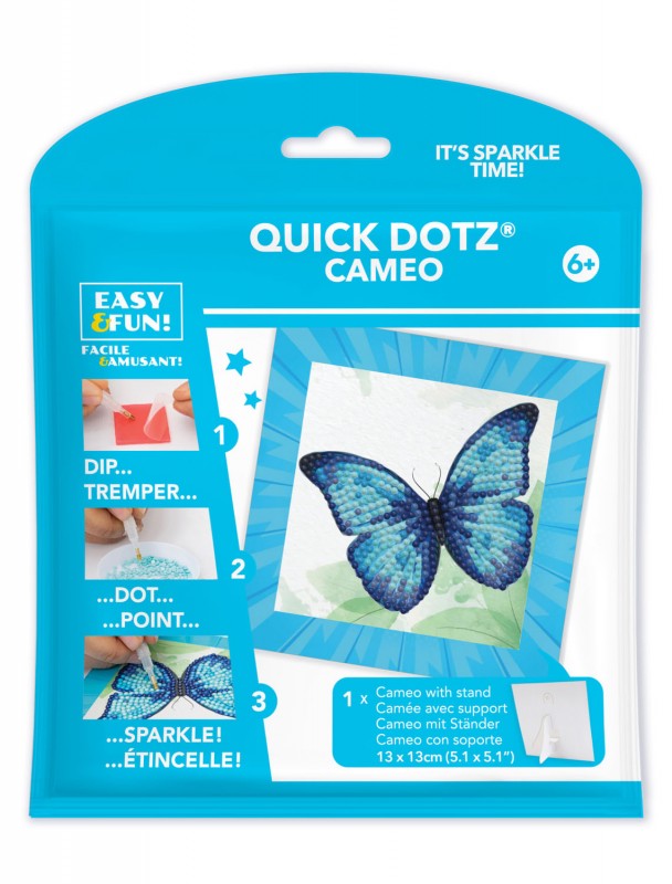 Blue Butterfly Cameo