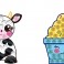 BIG DOTZ ® Stickers Pack 3 Dairy Cream