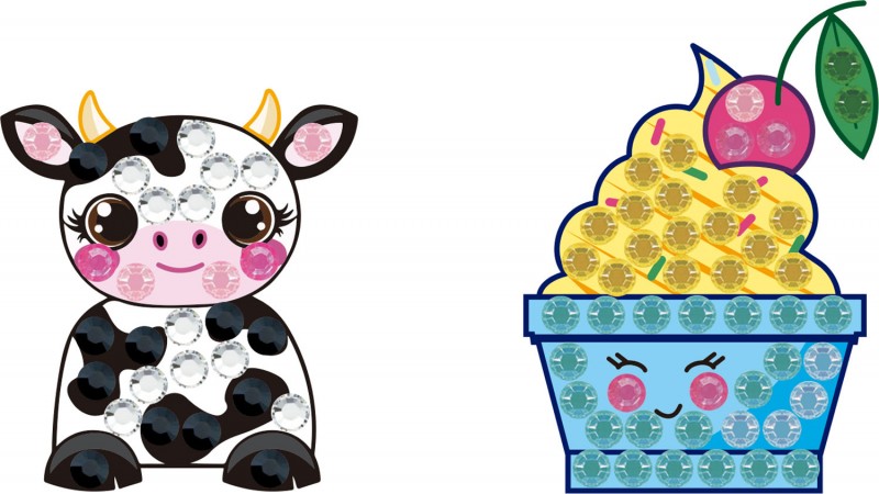 BIG DOTZ ® Stickers Pack 3 Dairy Cream