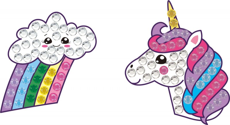 BIG DOTZ ® Stickers Pack 6 Rainbow Unicorn