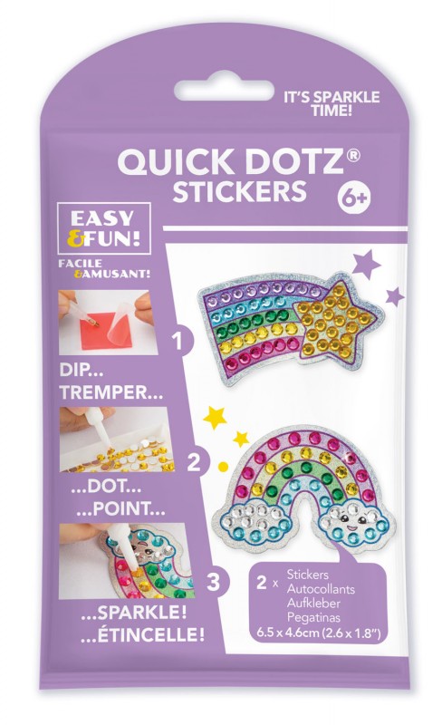 BIG DOTZ® Stickers Pack 7 Star Rainbow