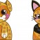 BIG DOTZ ® Stickers Pack 9 Pup & Pus Cat