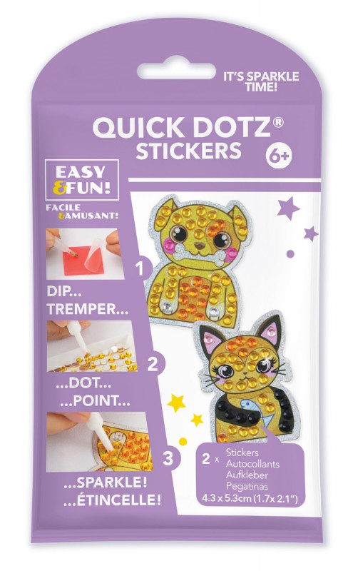 BIG DOTZ ® Stickers Pack 9 Pup & Pus Cat
