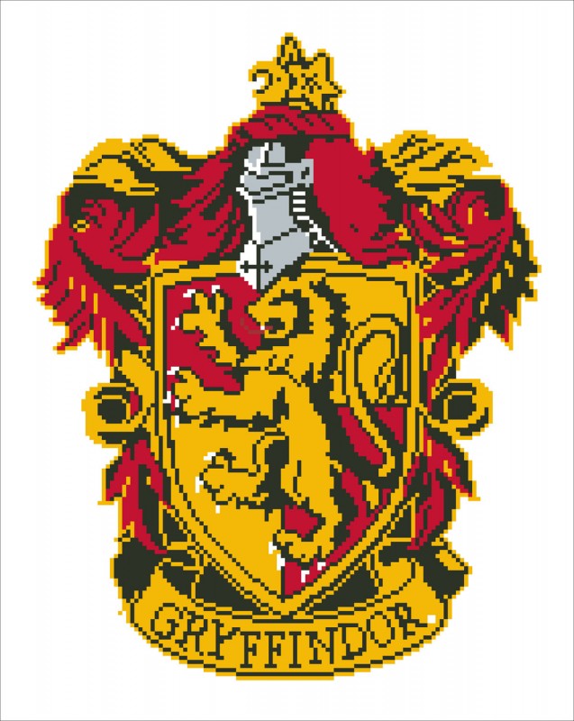 Gryffindor Crest Diamond Painting Kit