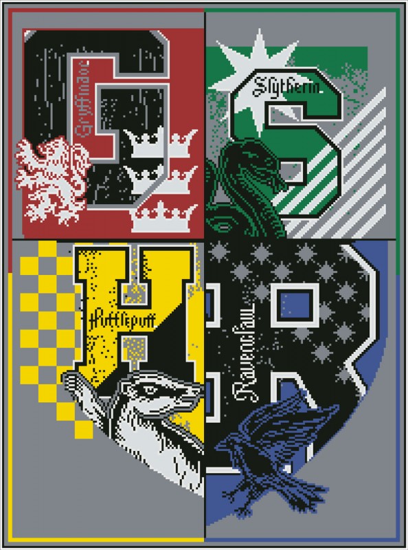 HP Houses Diamond Painting Kit