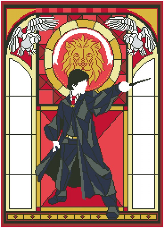 Harry Stained Glass Diamond Painting Kit