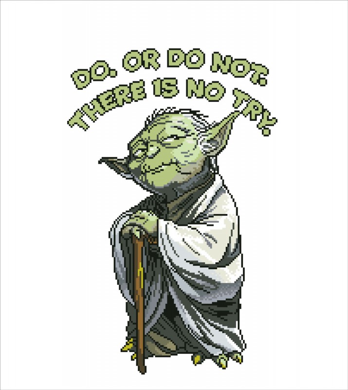 Yoda Diamond Painting Kit