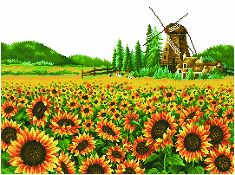 DD13.016 - Sunflower Windmill