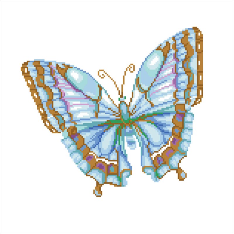 DD16.006 - Diamond Dotz Pillow Papillon Bleu