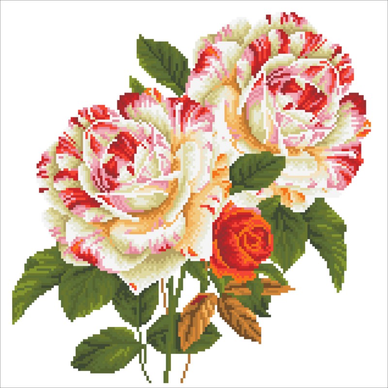 DD16.012 - Camellia & Rose Bouquet