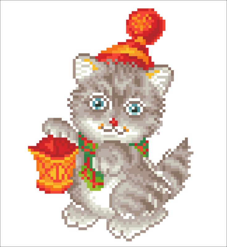 DD3.013 - Christmas Kitten Glow