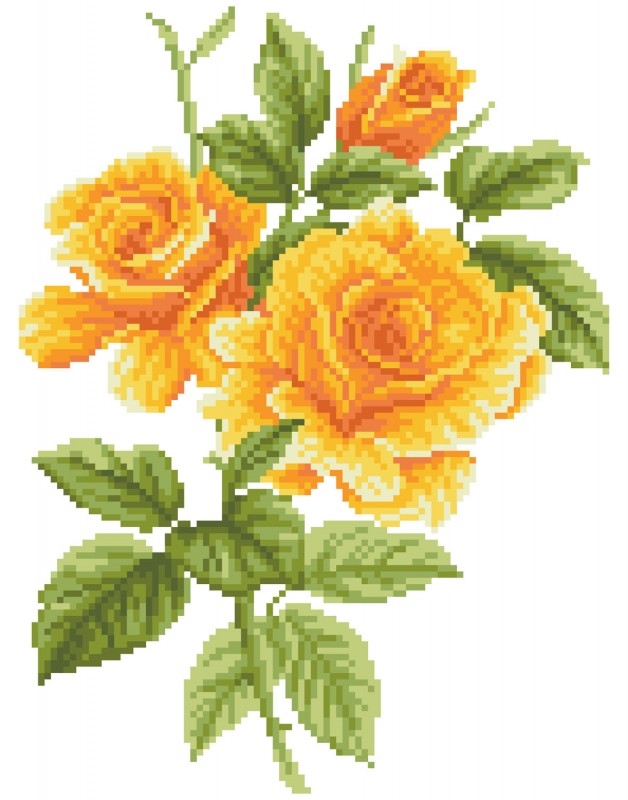 DD6.008 - Yellow Rose Bouquet