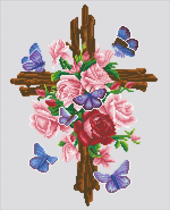 DD9.061 - Flower Cross