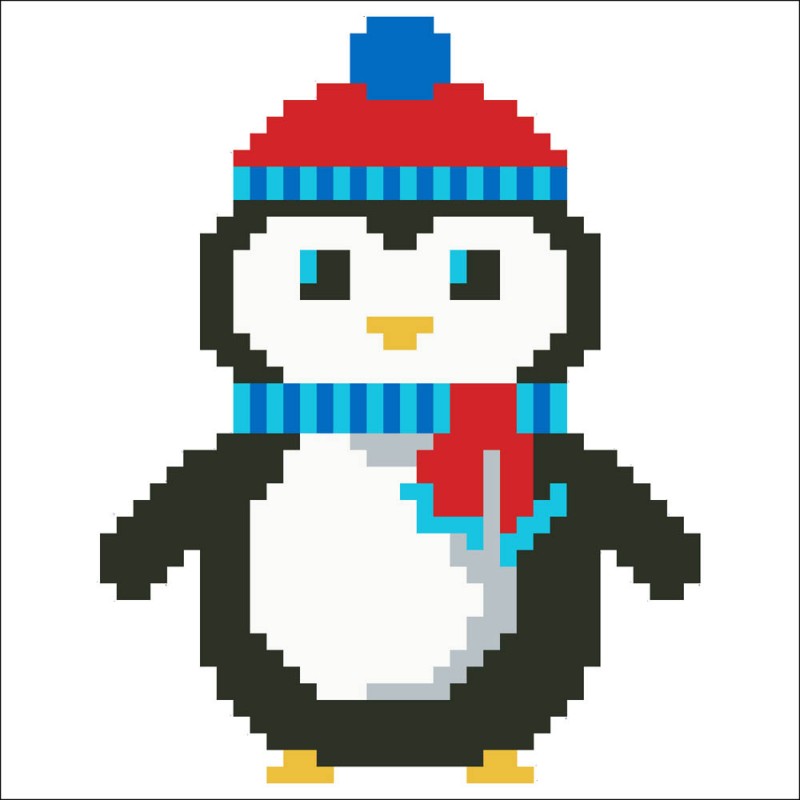 DDP2.023 - Christmas Penguin Pillow