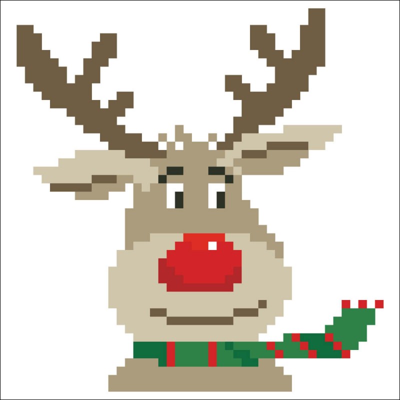 DDP2.028 - Christmas Reindeer Pillow