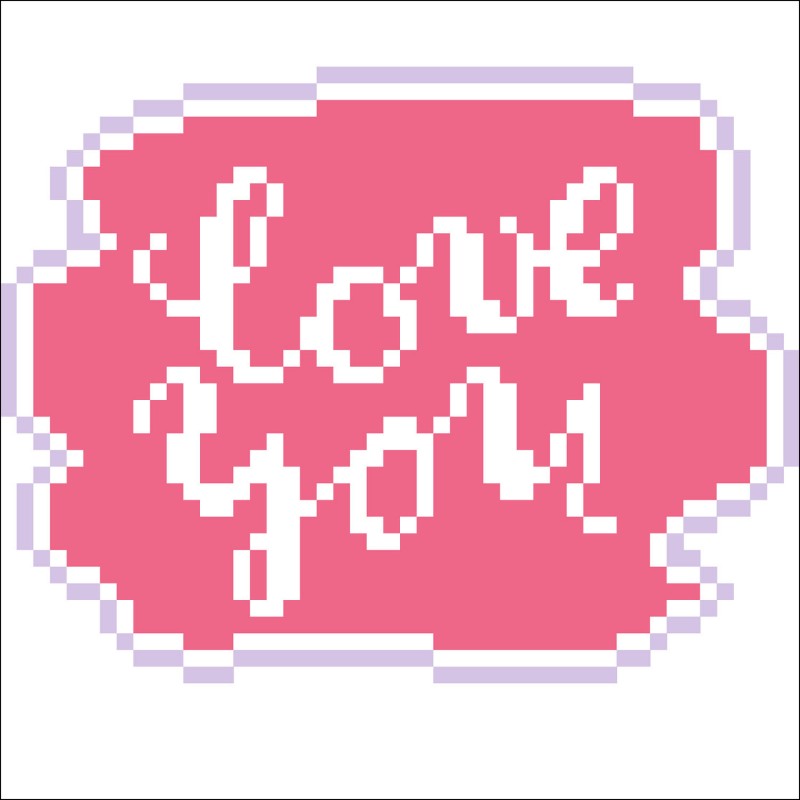 DDP2.039 - Love You Mini Pillow