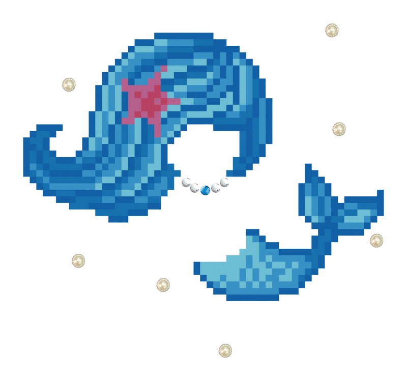 DDP2.043 - Pearl Swimmer Mini Pillow