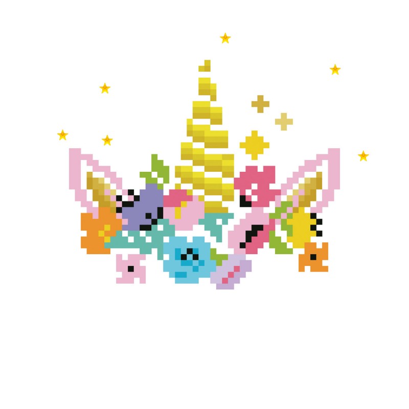 DDP2.044 - Flower Crown Mini Pillow