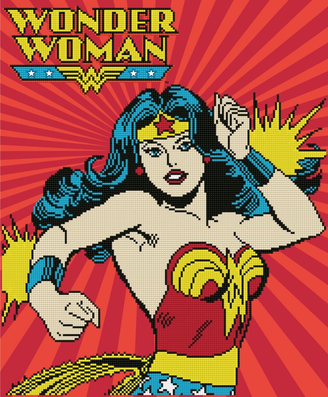 Wonder Woman Diamond Painting Kit