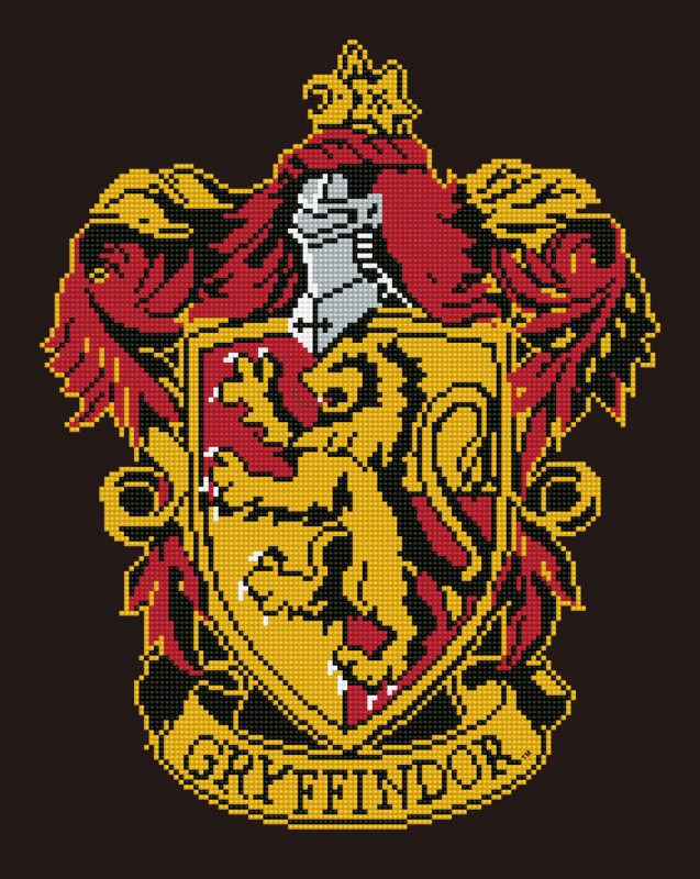 Gryffindor Crest Diamond Painting Kit