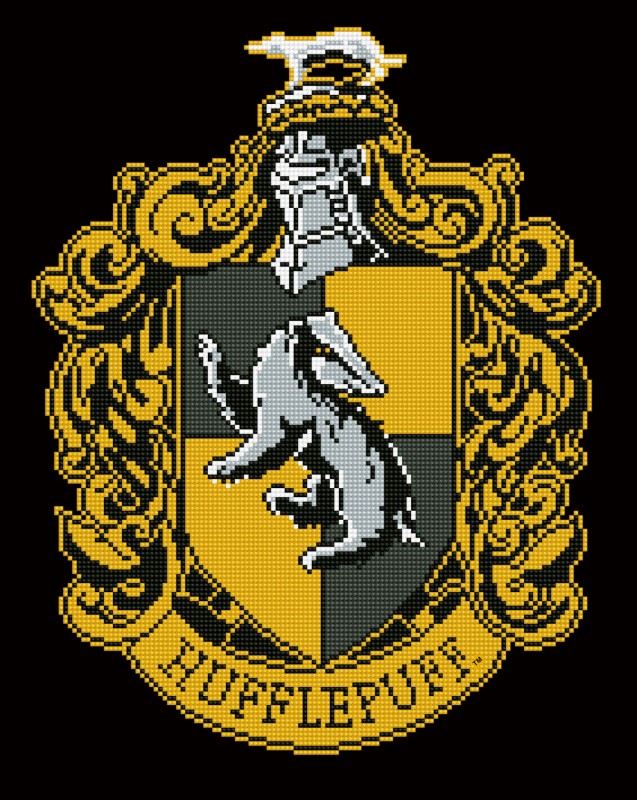 Hufflepuff Crest Diamond Painting Kit