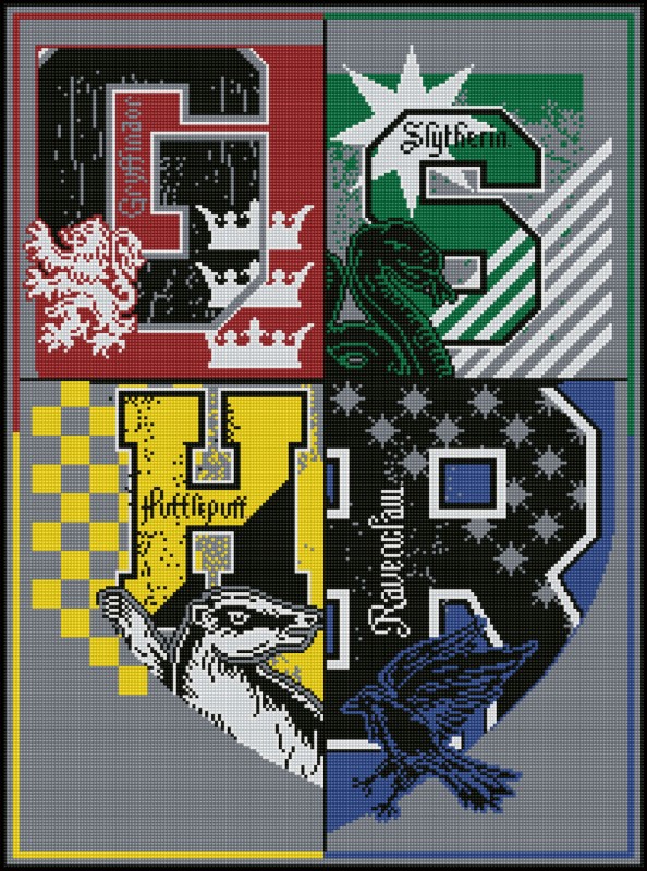 HP Houses Diamond Painting Kit