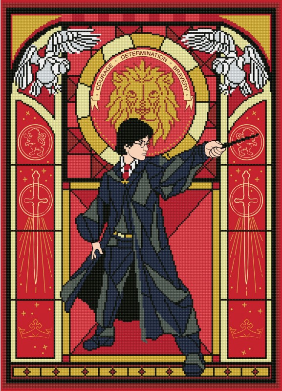 Harry Stained Glass Diamond Painting Kit