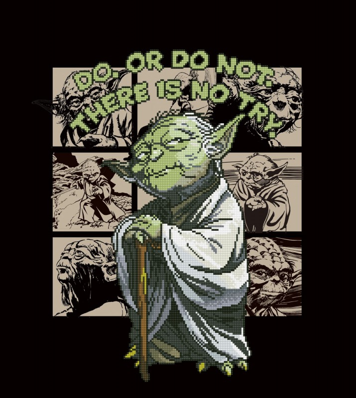 Diamond painting character Star Wars Yoda